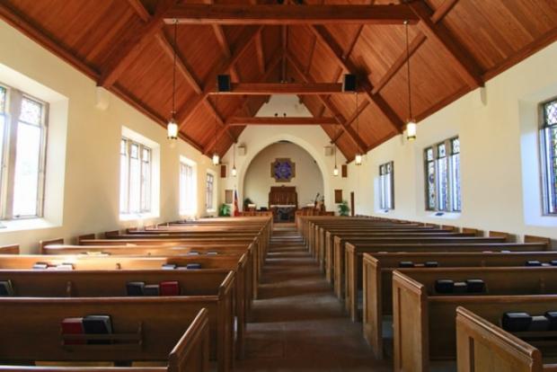An empty church