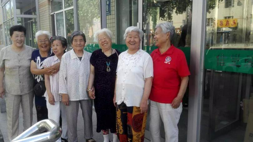 Some residents of a church nursing home in Changchun, Jilin 