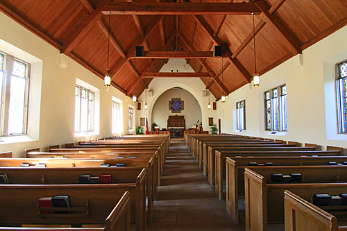 A big empty church